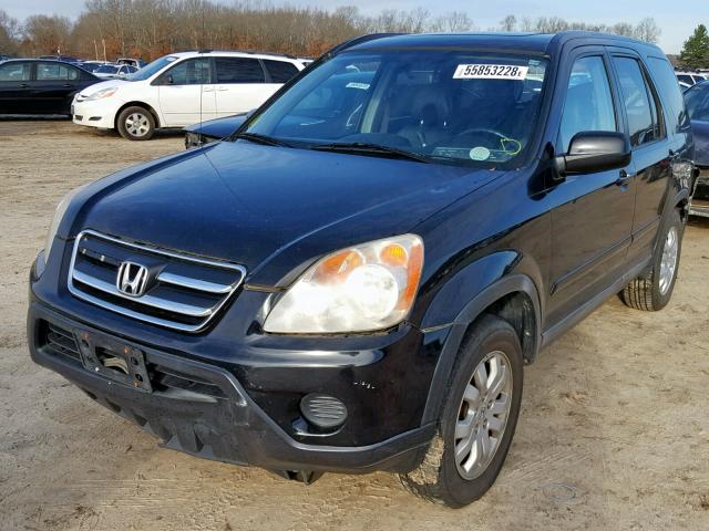 SHSRD78915U303023 - 2005 HONDA CR-V SE BLACK photo 2