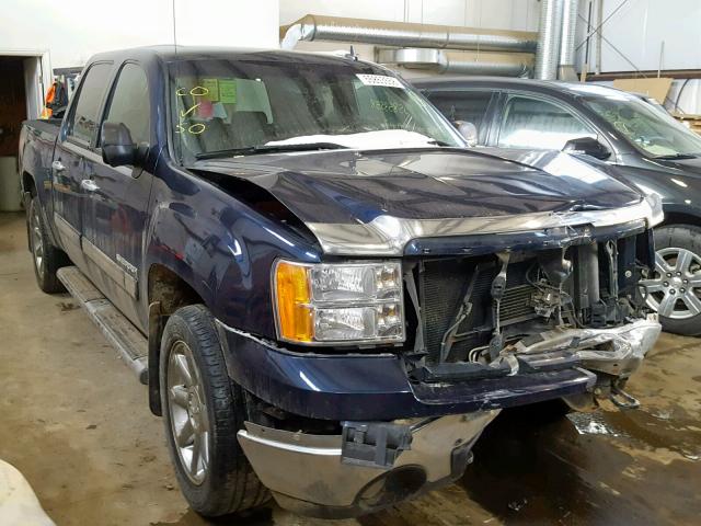 3GTRCVE00AG126876 - 2010 GMC SIERRA C15 BLUE photo 1