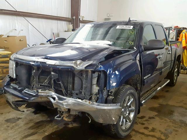 3GTRCVE00AG126876 - 2010 GMC SIERRA C15 BLUE photo 2