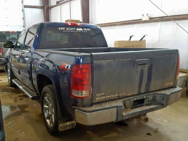 3GTRCVE00AG126876 - 2010 GMC SIERRA C15 BLUE photo 3
