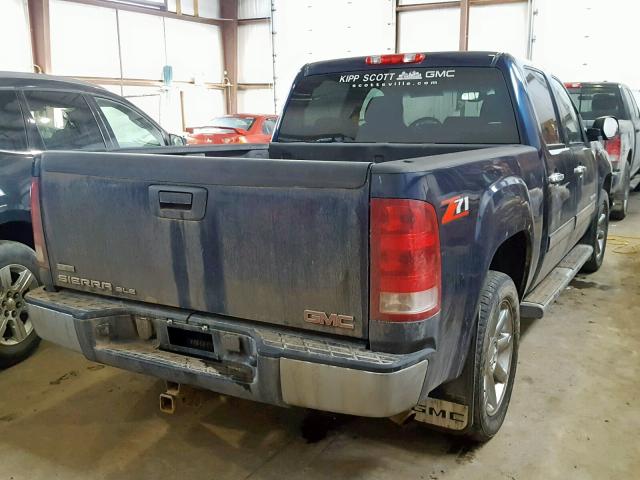 3GTRCVE00AG126876 - 2010 GMC SIERRA C15 BLUE photo 4