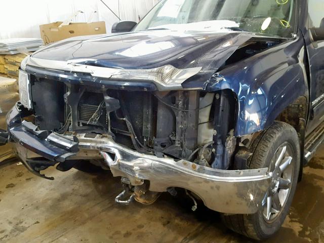 3GTRCVE00AG126876 - 2010 GMC SIERRA C15 BLUE photo 9