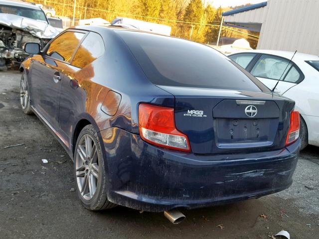 JTKJF5C76D3049435 - 2013 SCION TC 蓝色 照片 3