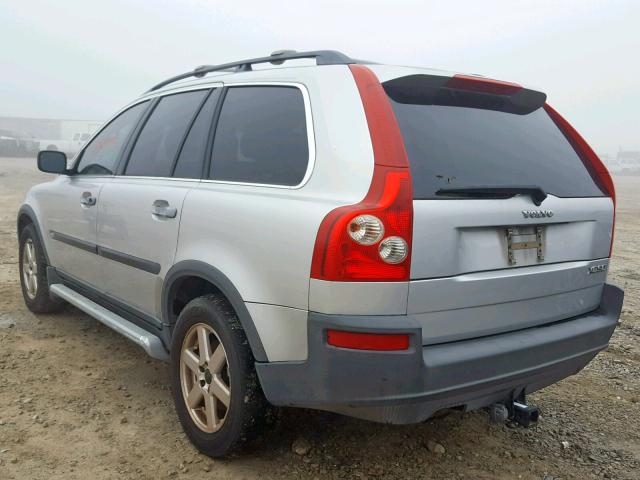 YV1CY59H531016943 - 2003 VOLVO XC90 SILVER photo 3