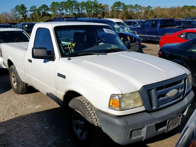 1FTYR10D47PA72886 - 2007 FORD RANGER WHITE photo 1