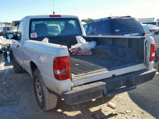 1FTYR10D47PA72886 - 2007 FORD RANGER WHITE photo 3