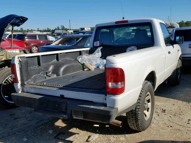 1FTYR10D47PA72886 - 2007 FORD RANGER WHITE photo 4