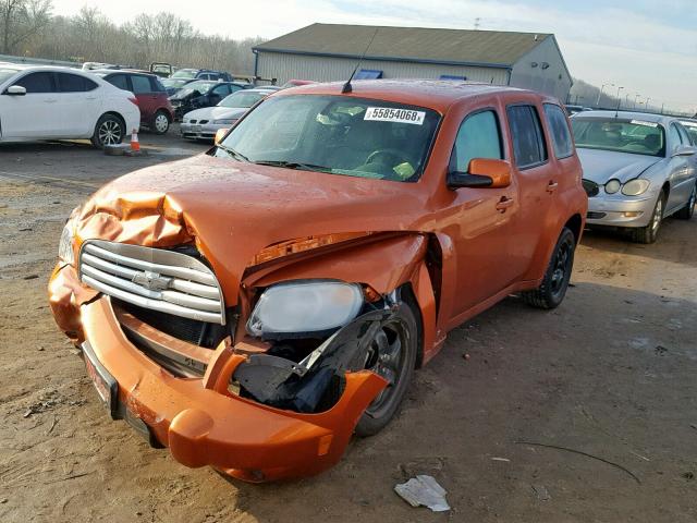 3GNDA23D98S601119 - 2008 CHEVROLET HHR LT ORANGE photo 2