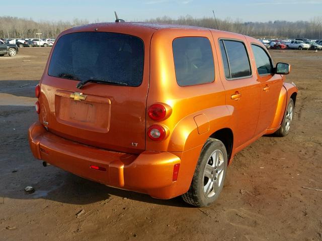 3GNDA23D98S601119 - 2008 CHEVROLET HHR LT ORANGE photo 4