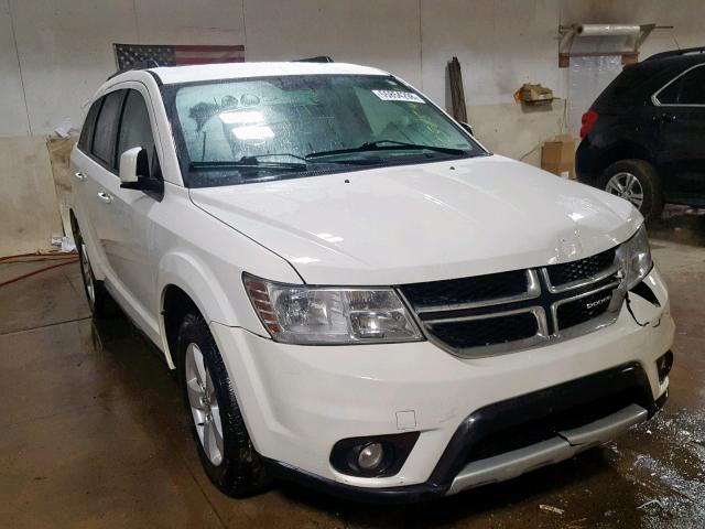 3D4PG1FG2BT547302 - 2011 DODGE JOURNEY MA WHITE photo 1