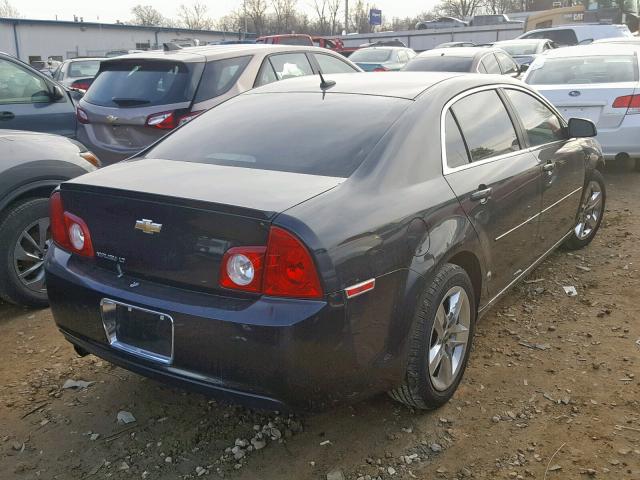 1G1ZC5EBXAF172842 - 2010 CHEVROLET MALIBU 1LT BLACK photo 4