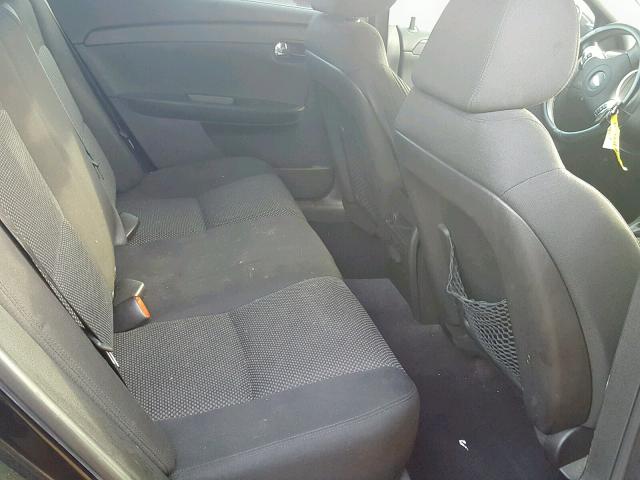 1G1ZC5EBXAF172842 - 2010 CHEVROLET MALIBU 1LT BLACK photo 6