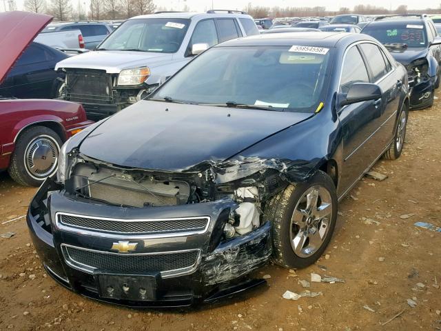 1G1ZC5EBXAF172842 - 2010 CHEVROLET MALIBU 1LT BLACK photo 9