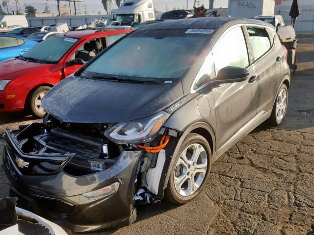 1G1FW6S08H4189860 - 2017 CHEVROLET BOLT EV LT CHARCOAL photo 2