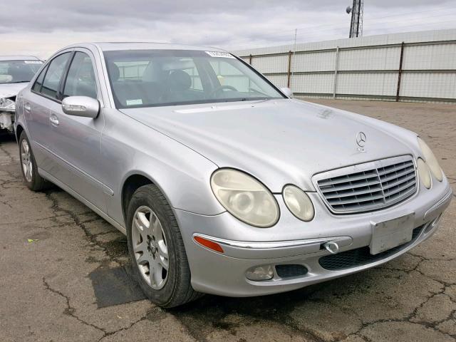 WDBUF65J73A161236 - 2003 MERCEDES-BENZ E 320 SILVER photo 1