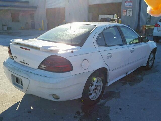 1G2NF52EX4M559696 - 2004 PONTIAC GRAND AM S WHITE photo 4