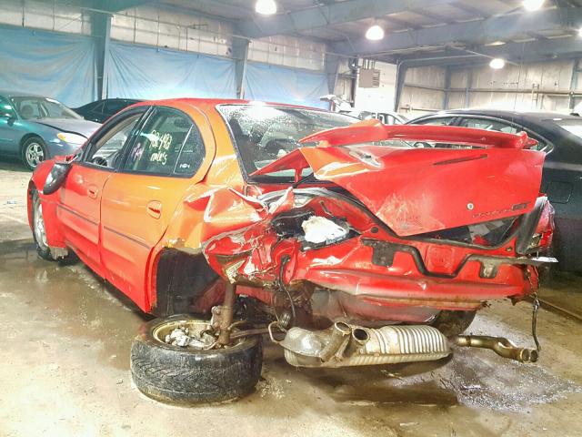 1G2NW52E12C265641 - 2002 PONTIAC GRAND AM G RED photo 3