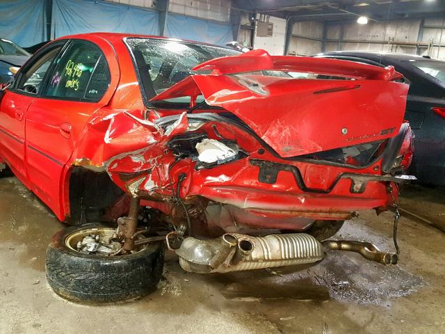 1G2NW52E12C265641 - 2002 PONTIAC GRAND AM G RED photo 9