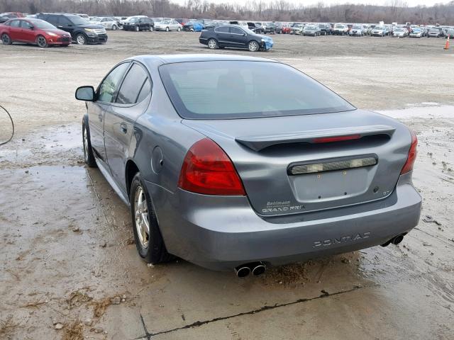 2G2WS522241313680 - 2004 PONTIAC GRAND PRIX ვერცხლისფერი ფოტო 3