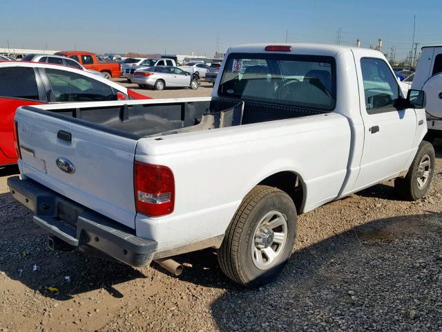 1FTYR10D69PA23417 - 2009 FORD RANGER WHITE photo 4