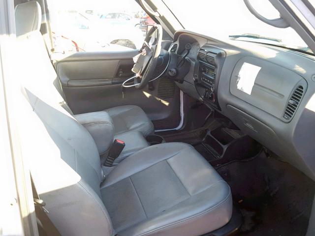 1FTYR10D69PA23417 - 2009 FORD RANGER WHITE photo 5