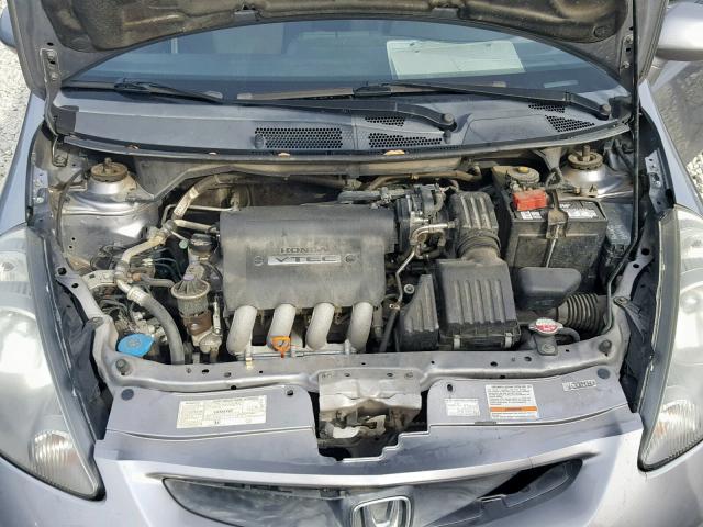 JHMGD38607S056403 - 2007 HONDA FIT S 银色 照片 7