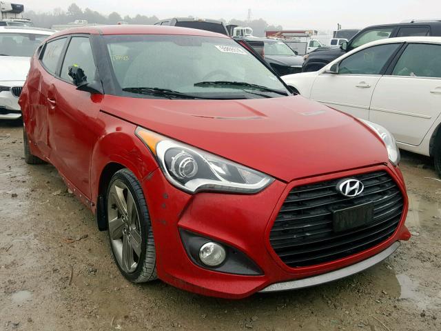 KMHTC6AE6FU233637 - 2015 HYUNDAI VELOSTER T RED photo 1