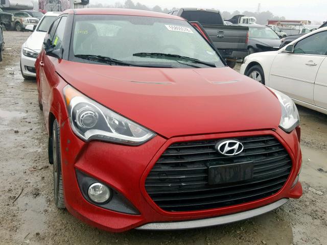 KMHTC6AE6FU233637 - 2015 HYUNDAI VELOSTER T RED photo 9