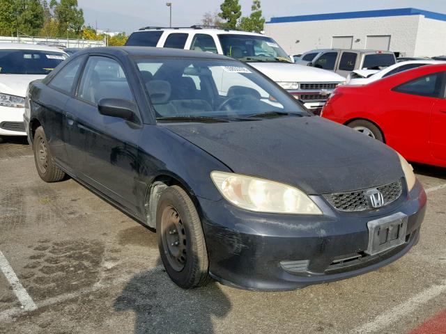 1HGEM21124L031947 - 2004 HONDA CIVIC DX V BLACK photo 1