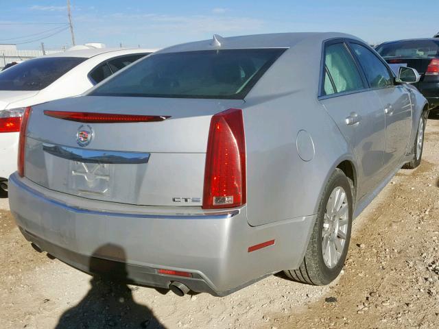 1G6DE5EG3A0143583 - 2010 CADILLAC CTS LUXURY SILVER photo 4