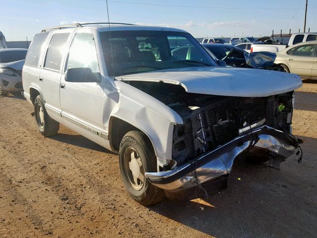 1GKEC13R0WJ701092 - 1998 GMC YUKON WHITE photo 1