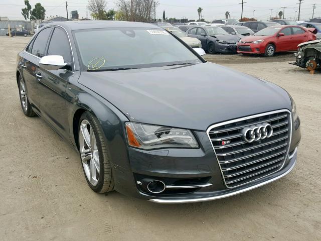 WAUD2AFD0EN005234 - 2014 AUDI S8 QUATTRO GRAY photo 1