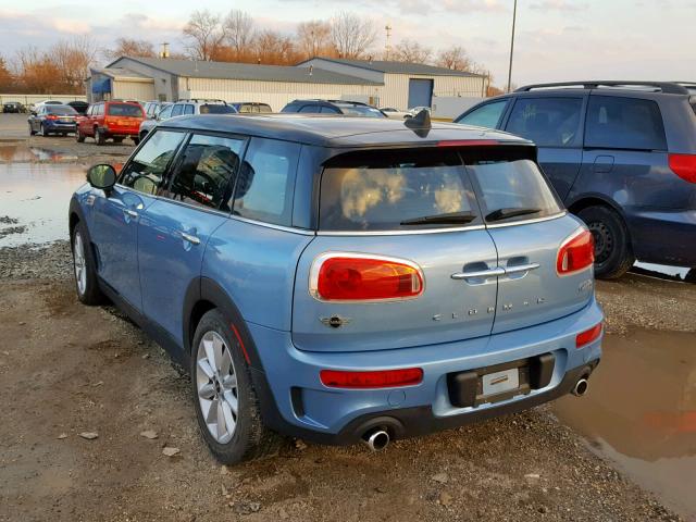 WMWLU5C58H2E83288 - 2017 MINI COOPER S C BLUE photo 3