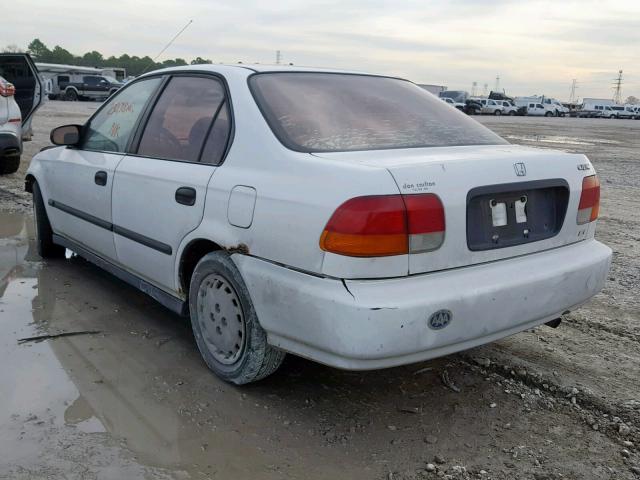 2HGEJ6620VH510139 - 1997 HONDA CIVIC DX WHITE photo 3