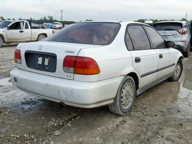 2HGEJ6620VH510139 - 1997 HONDA CIVIC DX WHITE photo 4