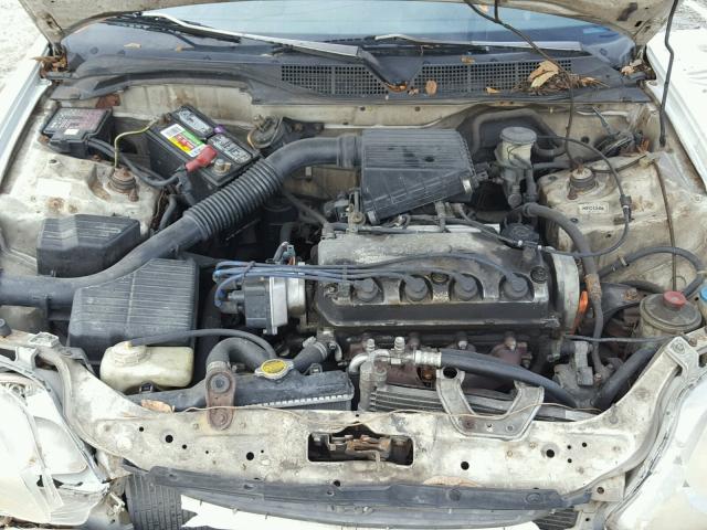 2HGEJ6620VH510139 - 1997 HONDA CIVIC DX WHITE photo 7