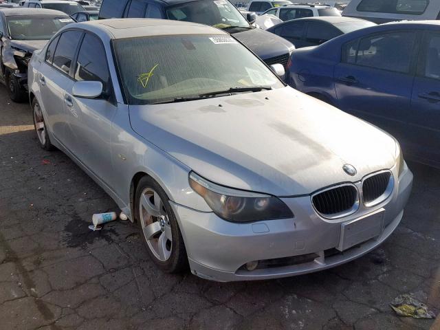 WBANE53586CK79455 - 2006 BMW 525 I SILVER photo 1