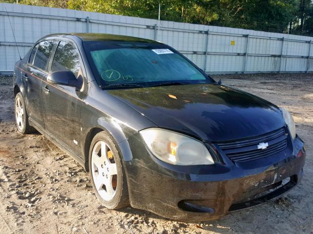 1G1AM55BX77249352 - 2007 CHEVROLET COBALT SS BLACK photo 1