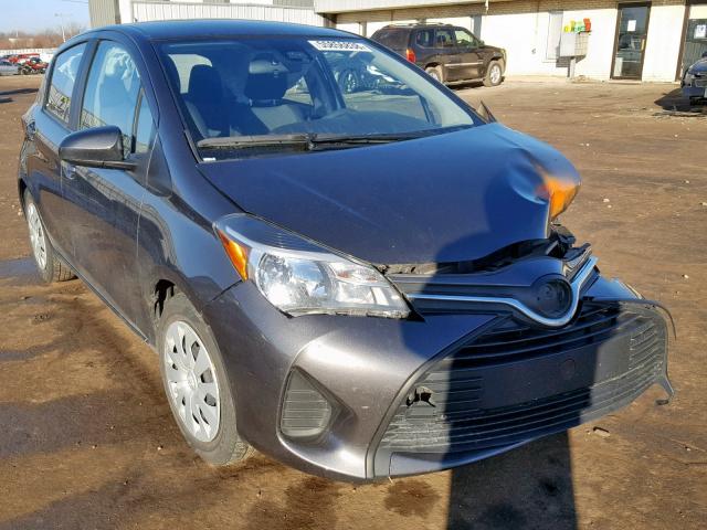 VNKKTUD39HA078303 - 2017 TOYOTA YARIS L CHARCOAL photo 1