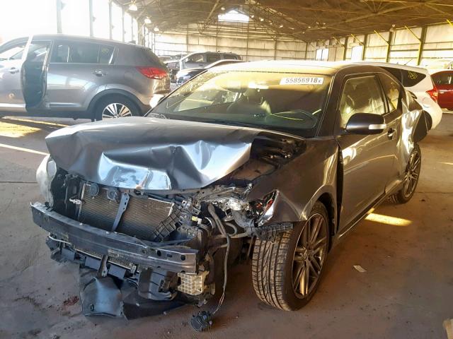 JTKJF5C74C3024080 - 2012 TOYOTA SCION TC ნაცრისფერი ფოტო 2