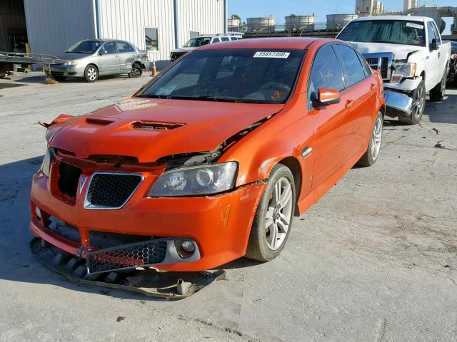 6G2ER57758L133687 - 2008 PONTIAC G8 ORANGE photo 2