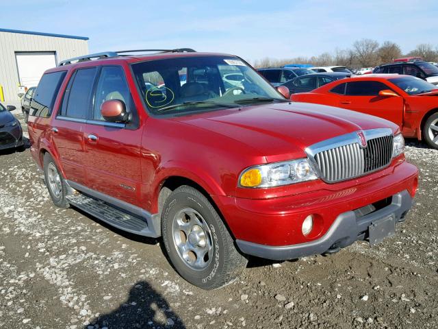 5LMFU28A6YLJ19584 - 2000 LINCOLN NAVIGATOR 红色 照片 1