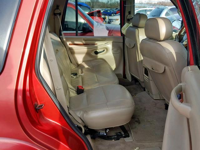 5LMFU28A6YLJ19584 - 2000 LINCOLN NAVIGATOR 红色 照片 6