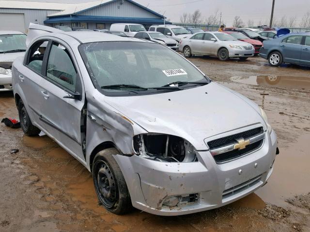 KL1TG5DE1BB240717 - 2011 CHEVROLET AVEO LT SILVER photo 1