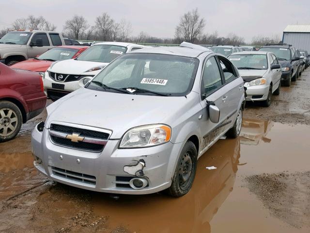 KL1TG5DE1BB240717 - 2011 CHEVROLET AVEO LT SILVER photo 2