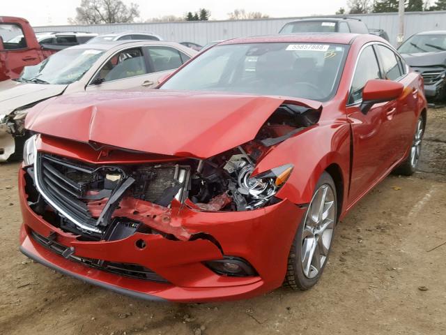 JM1GJ1W53E1101443 - 2014 MAZDA 6 GRAND TO RED photo 2