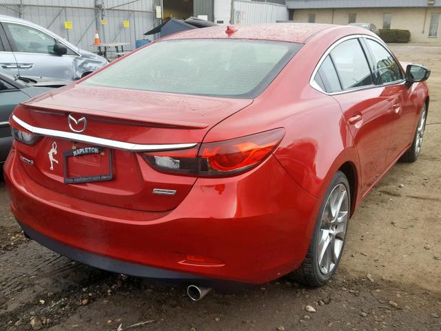 JM1GJ1W53E1101443 - 2014 MAZDA 6 GRAND TO RED photo 4