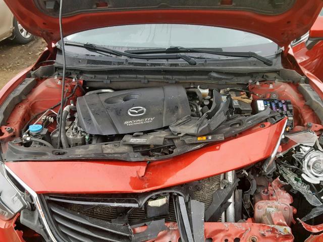 JM1GJ1W53E1101443 - 2014 MAZDA 6 GRAND TO RED photo 7