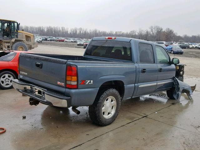 2GTEK13Z161319257 - 2006 GMC NEW SIERRA GREEN photo 4