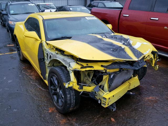 2G1FB1E3XF9258353 - 2015 CHEVROLET CAMARO LS YELLOW photo 1